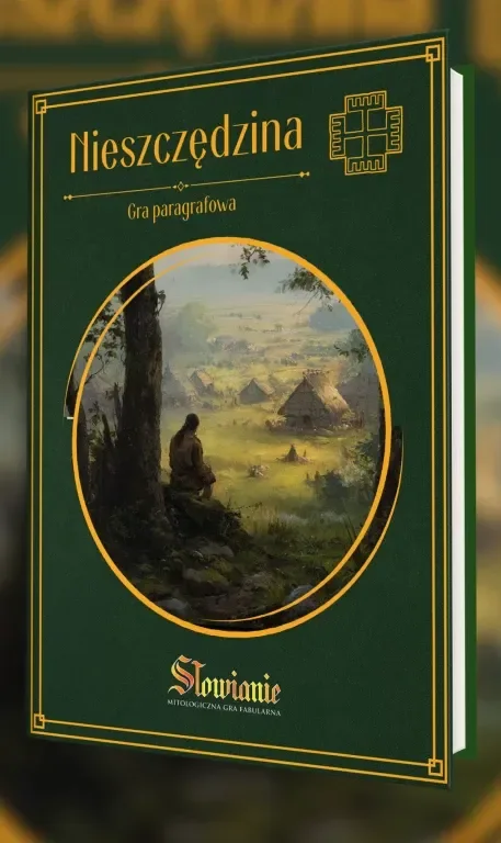 Okładka gry paragrafowej „Nieszczędzina” Wydawnictwa Hengal.