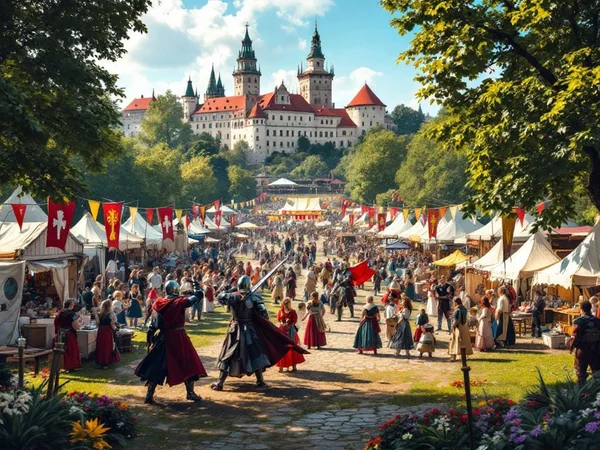Letnie przesilenie nad Wełtawą. Czeski Krumlov i święto Pięciopłatkowej Róży 2026