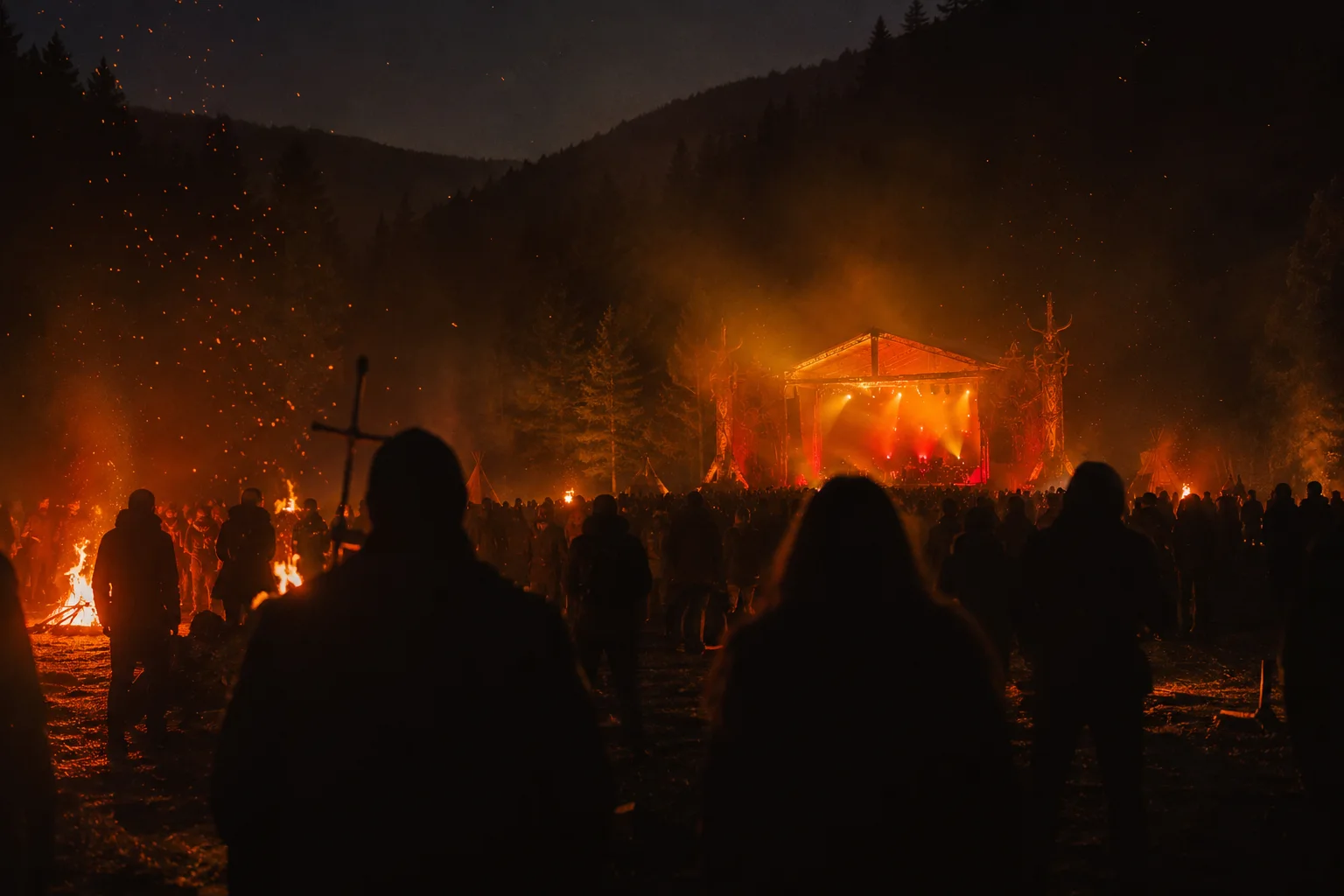 Radogost, Ūkanose i słowiańska wioska. Brenna szykuje dwunastą Noc Folk-Metalową