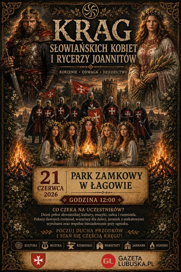 Słowiański krąg i rycerze joannici. Łagów szykuje letnie widowisko