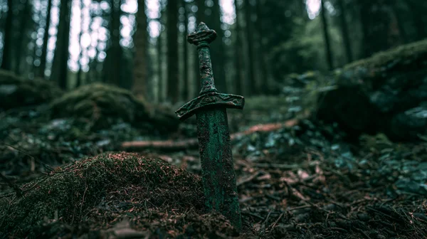 Miecz z epoki brązu w lesie pod Gdańskiem