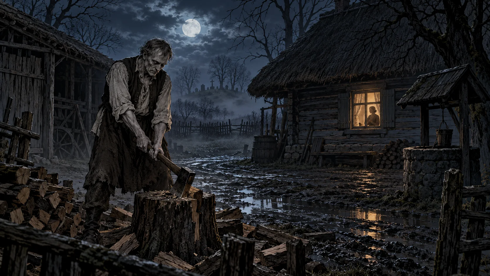 Strzygoń – zmarły gospodarz, który wracał nocą do domu